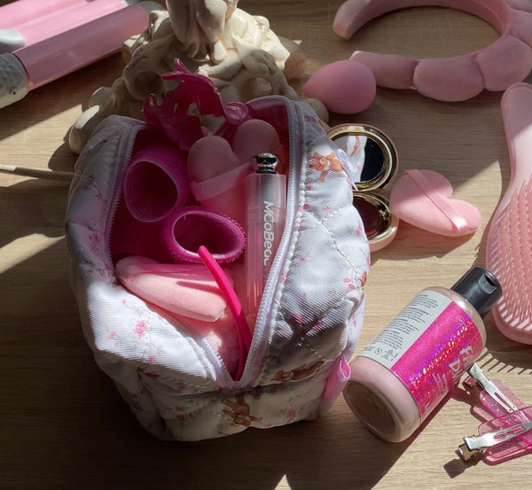 Odette Beauty Bag with Bow